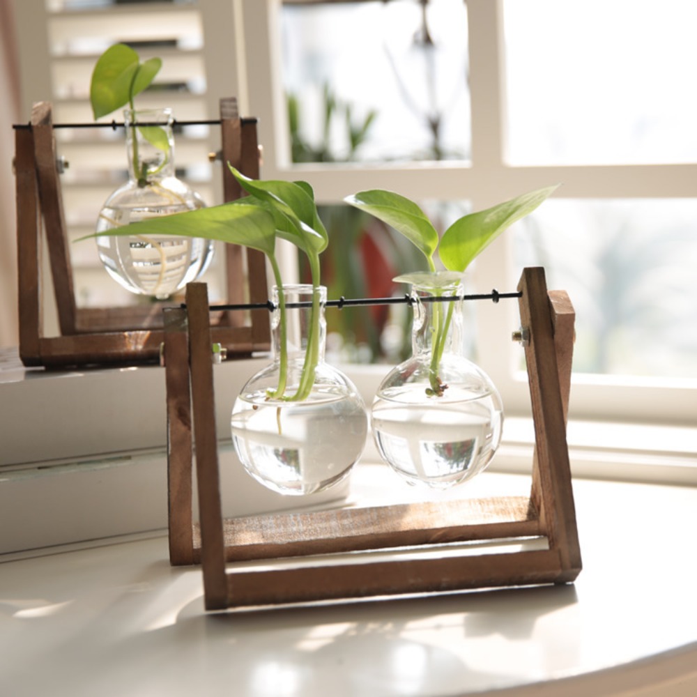 Support en bois créatif pour v - Propagation Station Vase avis et prix
