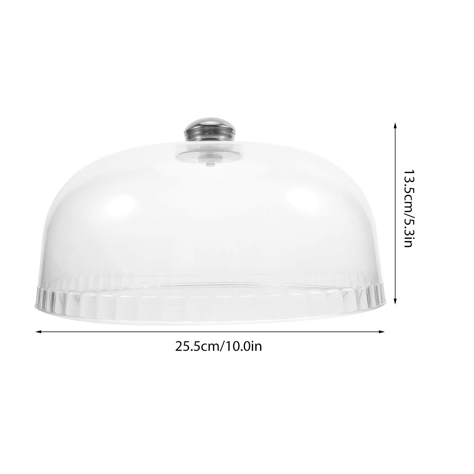 Cloche à gâteau ronde en acryl - Plastic Dome Clear avis et prix